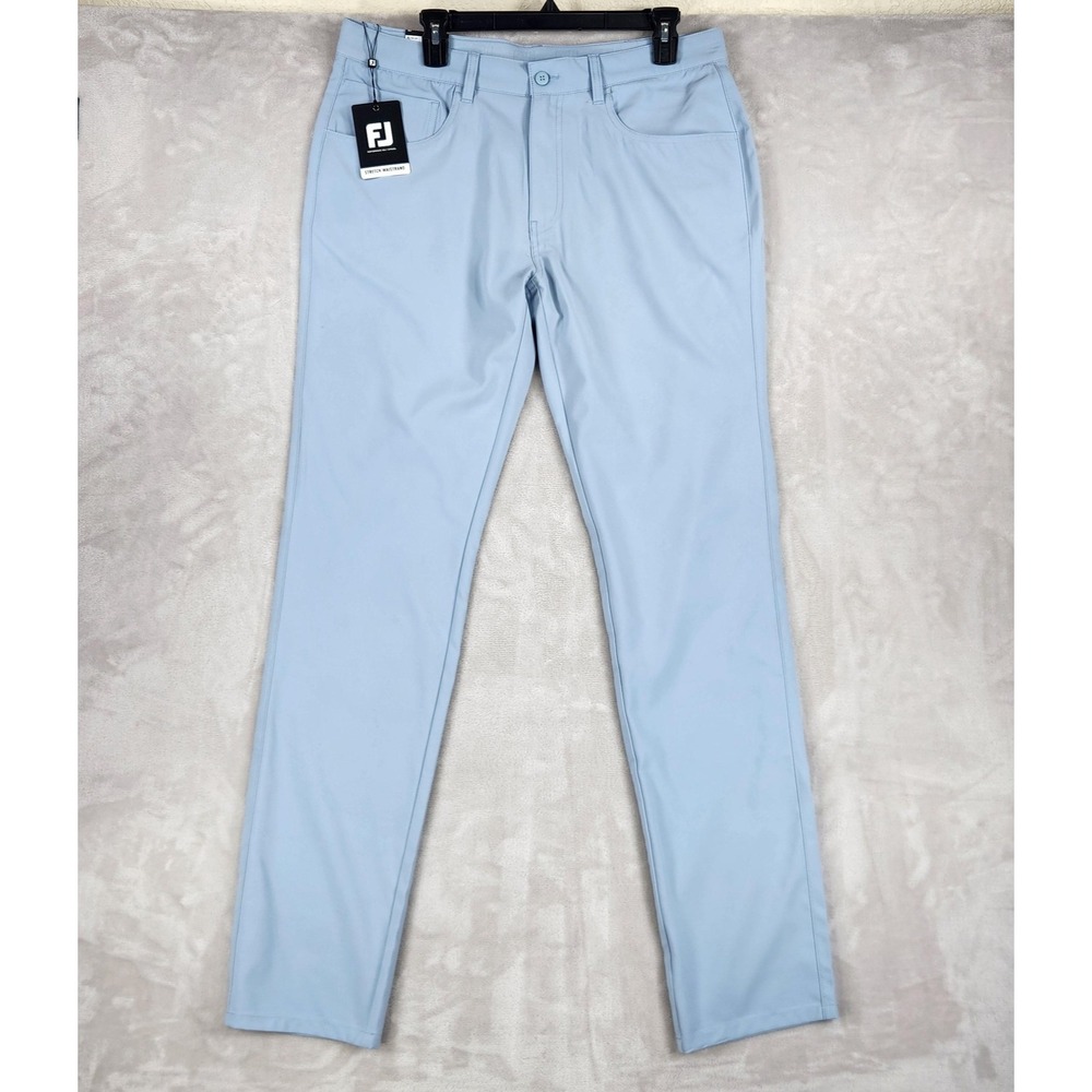 FootJoy Mens 34x34 Blue Moxie 5 Pocket Stretch Tech Golf Performance Pants 31317